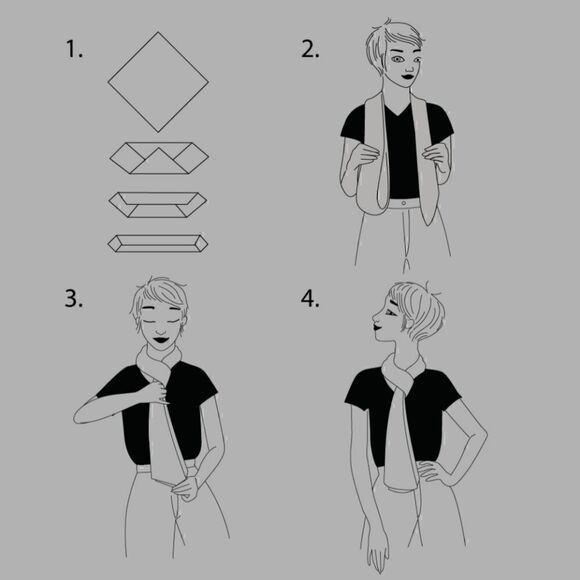 Womens Luxury SATIN Print SCARF Hair Scarf Neck Scarf Beach Wear 90cmX90cm NWT - Picture 9 of 11